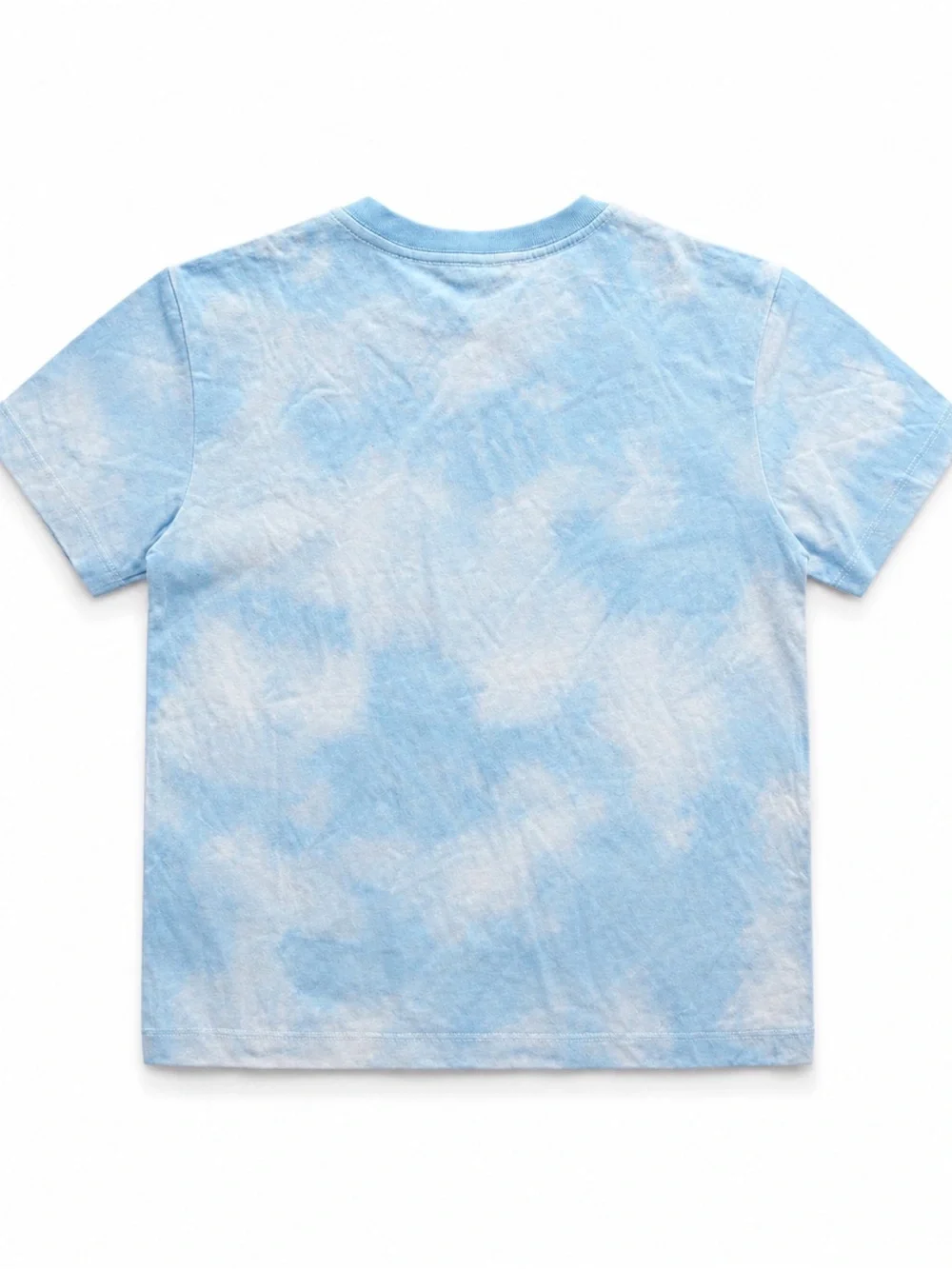 Old Navy Light Blue Tie-Dye Short Sleeve Tee